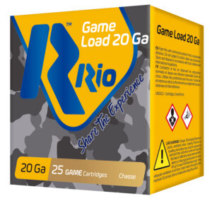 Rio Ammunition Game Load 20 Gauge 2-3/4 in 1 oz #7.5 Shot 250-Round Case RC2075