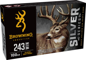 Browning Silver Series 243 Win 100 gr Plated Soft Point 20-Round Box B192602431