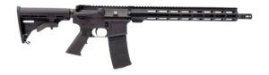 Andro Corp Industries 55616BB ACI-15 Bravo 5.56 NATO 30+1 16" Black Nitride Threaded Barrel, Black Anodized Aluminum Receiver w/Picatinny Rail, M-LOK Handguard, M4 Black Polymer Stock, A2 Grip, Ambide