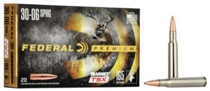 Federal Premium  30-06Springfield 165gr Barnes TSX 20 Per Box