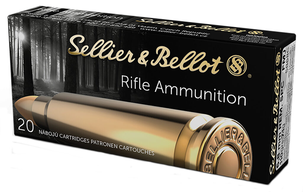 Sellier & Bellot Rifle 6.8mm Rem SPC 110 gr FMJ 20-Round Box SB68C