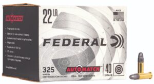 FEDERAL AM22 AUTOMATCH 22LR 40GR SOLID 325 ROUNDS