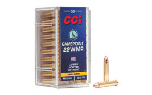 CCI 22WMR 40GR GAMEPOINT 50 Rounds