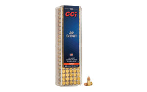 CCI Target 22 Short 29 gr Copper Plated Round Nose 100-Round Box #27