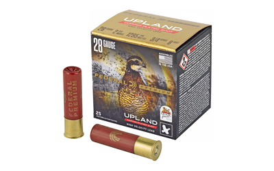 FEDERAL UPLAND HV 28 GAUGE #8 SHOTSHELL 25 ROUNDS