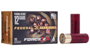 FEDERAL PREMIUM FORCE X2 12GA 2.75'' 9 PELLET 00 BUCK 10 ROUND BOX
