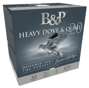 B&P Ammunition Heavy Dove & Quail 20 Gauge 2.75" 1 oz #8 Shot 250-Round Case 20BD8