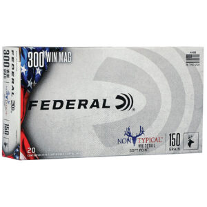 Federal 300WDT150 NonTypical 300 Win Mag150 GR SP 20 Rounds
