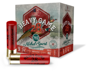 NobelSport Heavy Game 28 Ga 2-3/4" 1 oz #8 Shot 250-Round Case ANSH288