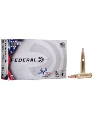Federal 308DT150 Non-Typical Rifle Ammo 308 Win 150 Gr Soft Point 20 Round Box